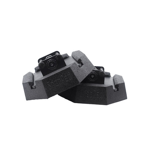 SnapPad Leveling Jack Foot Pad, 8.17", Rubber and Steel, Set of 2