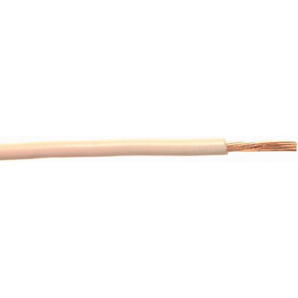 East Penn 14 Gauge Thermoplastic Primary Wire, White, 1000 ft