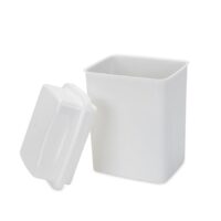 Camco Used Cooking Grease Container, White, with 3 Foil-Lined Bags