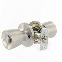 Valterra Entry Door Handle, Knob Style, Silver, Stainless Steel