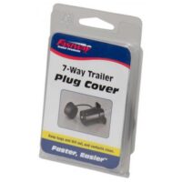 Fastway 7-Way Trailer Connector Cover, Tethered, Black