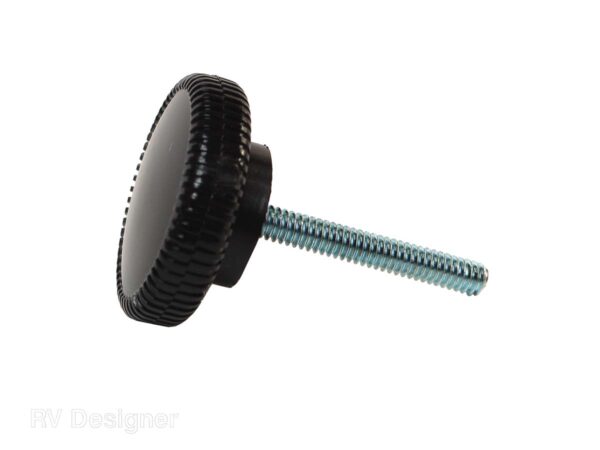 RV Designer Carefree Awning Knob, 1-3/4 Inch Stem, Black, Pack of 2
