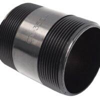 Valterra 3 Inch x 4 Inch Sewer Nipple, Black
