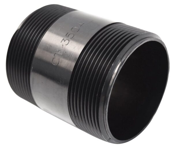 Valterra 3 Inch x 4 Inch Sewer Nipple, Black