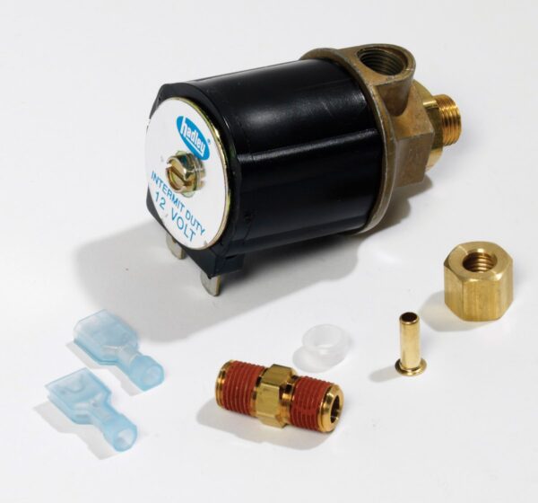 Hadley Air Horn Tank Mount Solenoid Valve, 12V, 1/4 Inch NPT