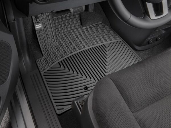 WeatherTech All-Vehicle Floor Mat Set, Black, Direct-Fit, 2-Piece