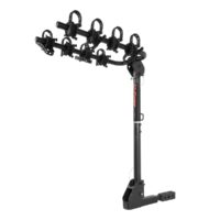 CURT Hitch Bike Rack, 4-Bike, 180 lb Capacity, Foldable, Black