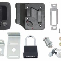 AP Products RV Entry Door Paddle Handle, Black
