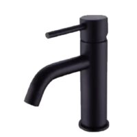 Empire RV Basin Faucet, Matte Black, Single Hole, Lever Handle