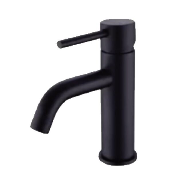 Empire RV Basin Faucet, Matte Black, Single Hole, Lever Handle