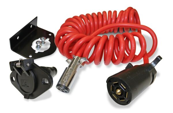 Roadmaster Trailer Wiring Connector Adapter, 7-Blade to 6-Pin