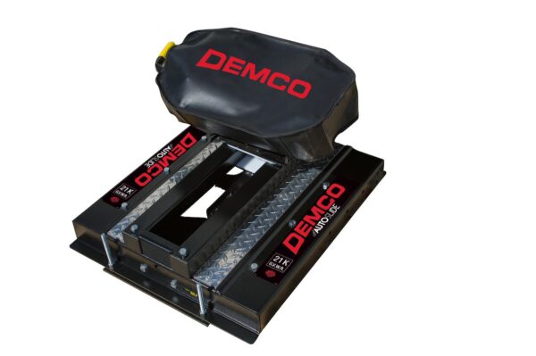 Demco Fifth Wheel Trailer Hitch Cover, Hijacker Series, Black Vinyl