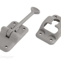 RV Designer Door Holder, T-Style, 3.5 Inch, Plastic, Gray