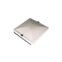 Heng's Industries Roof Vent Lid 14 x 14 Inch, Elixir Hinges, Aluminum, Smoke