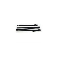 Ready America TV Safety Strap, Velcro and Screw Mount, Buckle Snap, Black