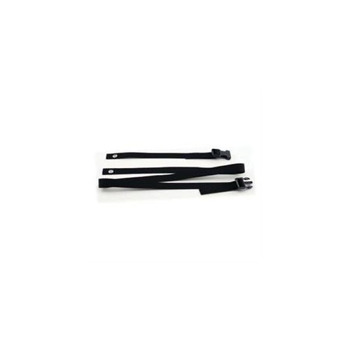 Ready America TV Safety Strap, Velcro and Screw Mount, Buckle Snap, Black