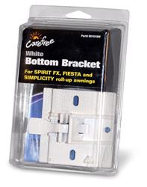 Carefree Bottom-Mount Awning Bracket for Spirit, Fiesta, Simplicity and Pioneer, White