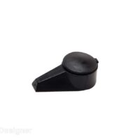 RV Designer Door Catch, Black Plastic, Set of 2 for Shower Doors