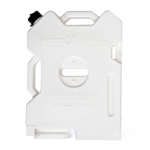 RotopaX 2-Gallon Liquid Storage Container, White