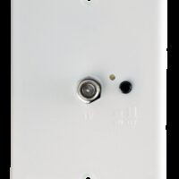 KING 12 Volt DC Power Receptacle Wall Plate, White