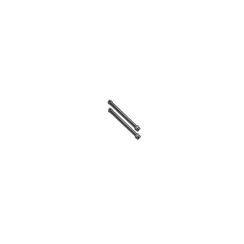 Wheel Masters Valve Stem Extension, Straight, 3 Inch, Silver, Set of 2