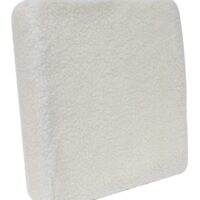 Valterra Roof Vent Insulator with Foam Core, 14x14 Inch, White/Silver