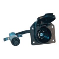 Husky Towing Trailer Wiring Connector Adapter, 7 Blade to 6 Pin, Black