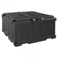 NOCO Commercial Dual 8D Battery Box, Black, Vented