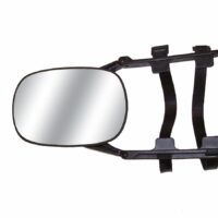 CIPA Clip-On Towing Mirror, Universal, Manual, 7-1/2" x 5", Black