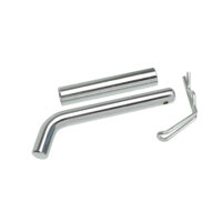 Draw-Tite Hitch Pin with Clip, 5/8-Inch, 4-Inch, Silver