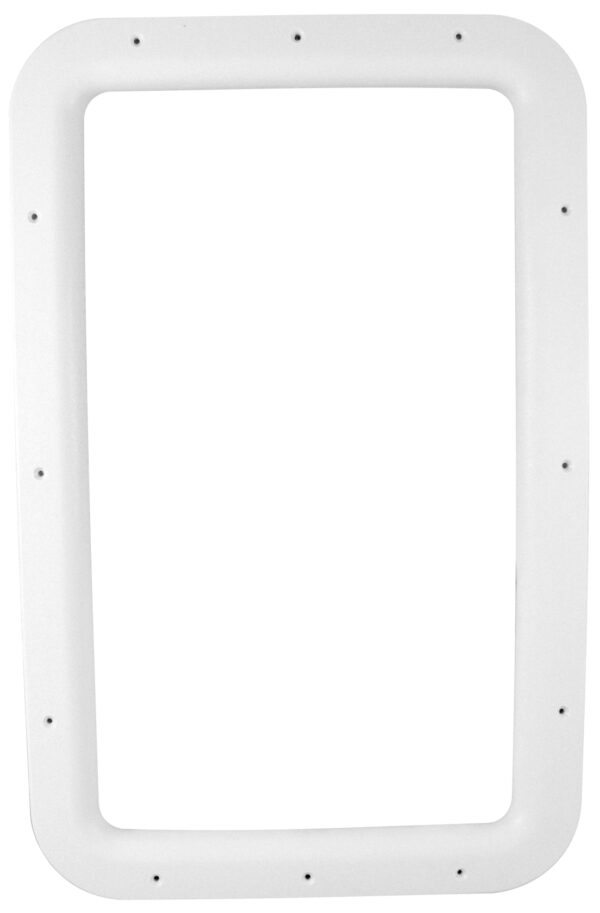 Valterra Interior Entry Door Window Frame, White, 24-3/4 Inch x 15-3/4 Inch