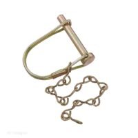 RV Designer Coupler Safety Pin, 1/4 x 1-3/8 Inch, Gold