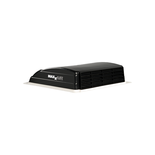 MaxxAir Powered Roof Vent, 14x14 inch, Black Cover