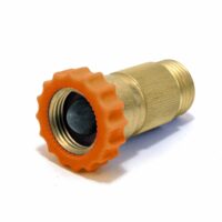 Valterra Fresh Water Pressure Regulator, 40-50 PSI, Brass, Gold/Orange