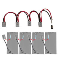 Connect-Ease 4-Battery 12V Parallel Harness with 6 AWG Marine Grade Wire
