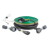 CURT Towed Vehicle Wiring Kit, 4-Way Flat Connector