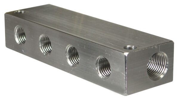 MB Sturgis Propane Distribution Block, 1 Inlet 2 Outlet, Aluminum