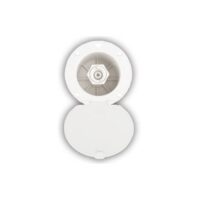 Dura Faucet Exterior Spray Port with Quick Connect, White