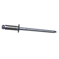 AP Products Aluminum Blind Rivets, 1/8 Inch Head, 1/2 Inch, Case of 100, Silver