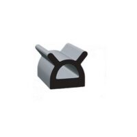 Clean Seal D-Seal Slide Out Seal, 11/16" x 9/16", Black, 50 Feet