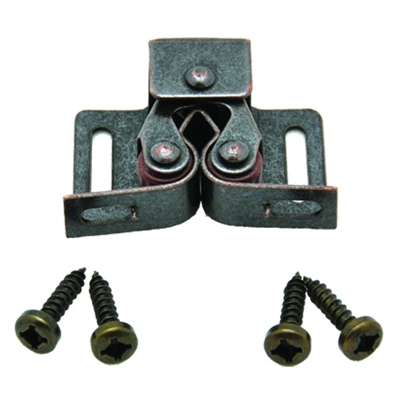 AP Products Access Door Latch, Double Roller, Black