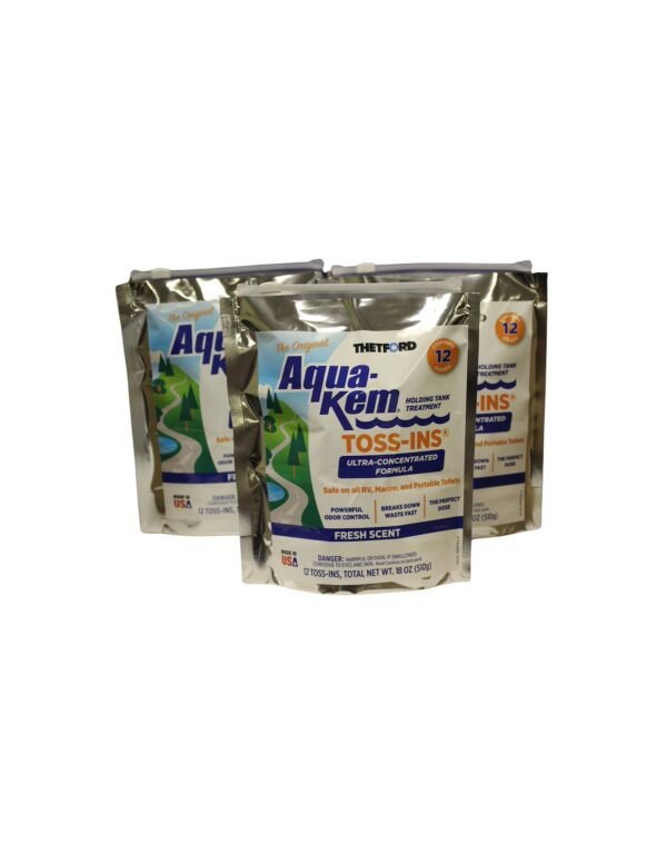 Aqua-Kem Blue Biological Tank Treatment Drop-Ins, 12-Pack