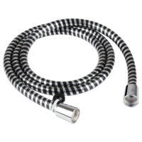 Dura Faucet 60 Inch Shower Head Hose, Silver Vinyl with Connector