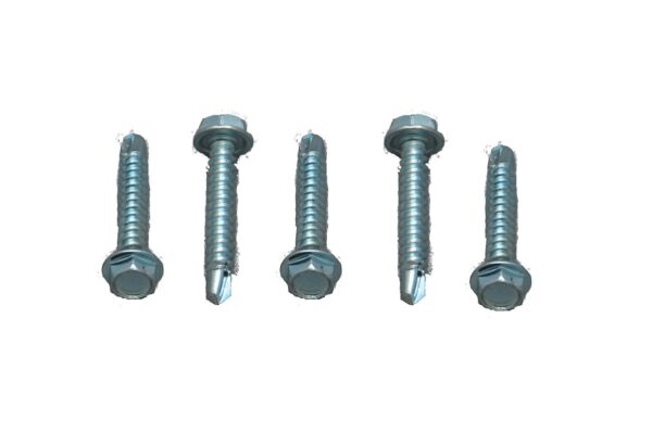 AP Products Self-Drilling Screw Number 8, 1 Inch, Hex Washer Head, Pack of 100