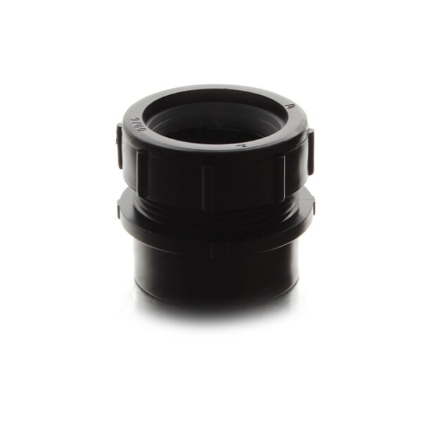 LaSalle Bristol ABS Trap Adapter, 1-1/4 Spigot x Slip Joint, Black