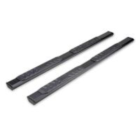 TrailFX A4 Series Hexagonal Nerf Bar, 4-1/2 Inch, Black, Rocker Panel Mount