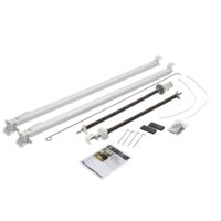 Lippert Solera Classic Awning Arms, 63 to 68 Inch, Manual, White