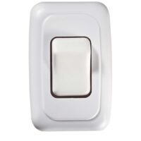 RV Designer 12V 1A Rocker Switch, White