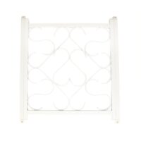Camco Screen Door Grille, Deluxe Scroll, 20-32 Inch Adjustable, White