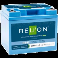 RELiON 12 Volt 52 Ah Lithium Deep Cycle Battery, Group 31